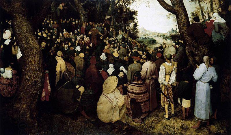 Pieter Bruegel the Elder The Sermon of St John the Baptist oil painting picture